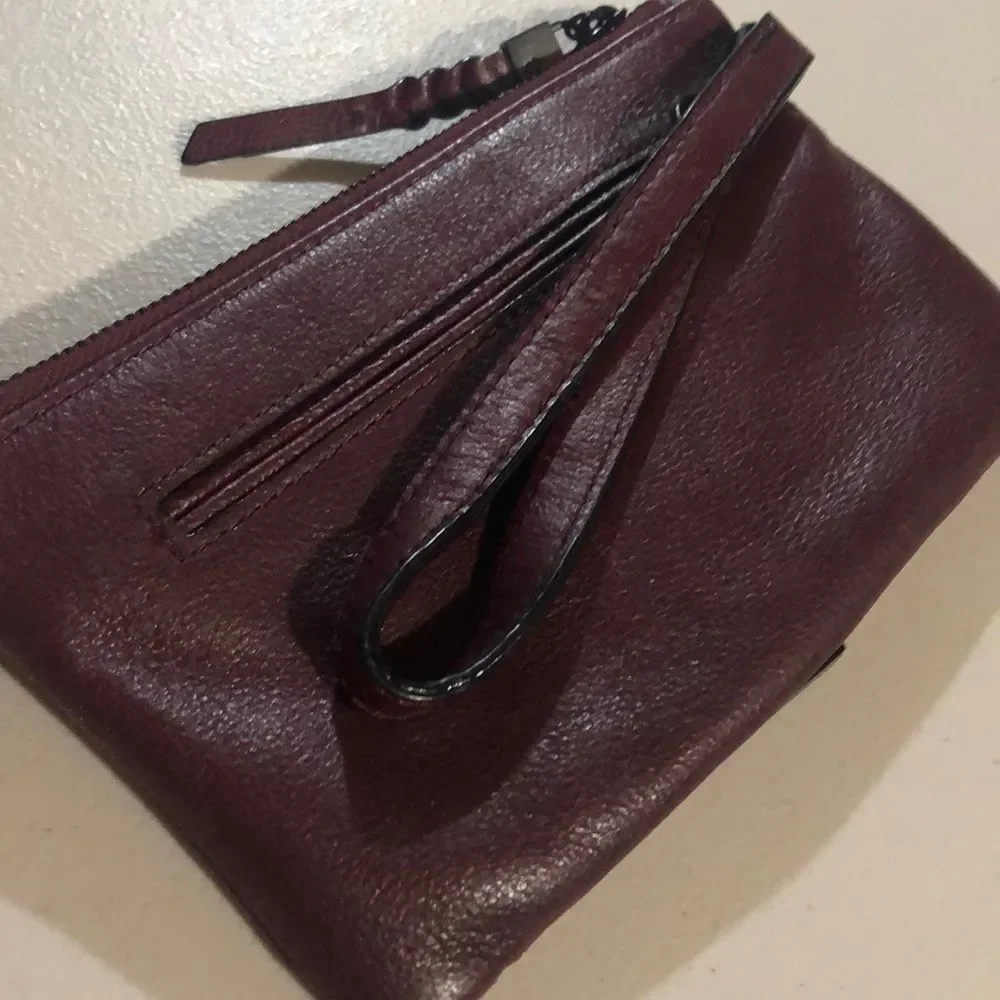 Elliott Lucca Leather  Wristlet